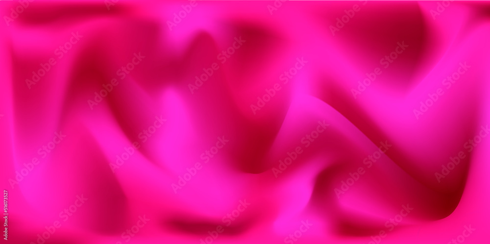 Professional pink color wavy abstract vector background 