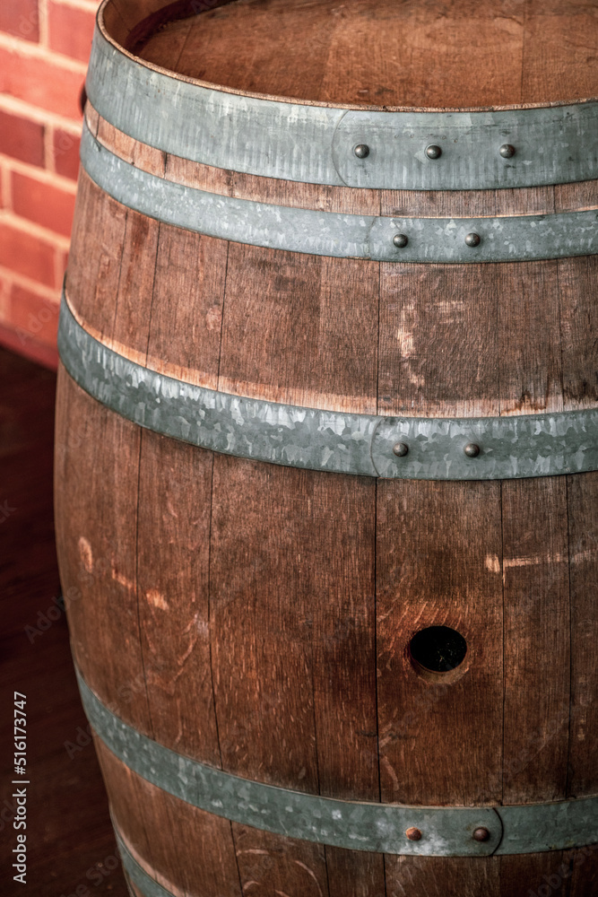 Fototapeta premium old wooden barrel