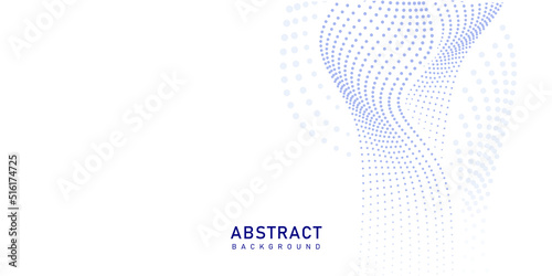 Professional blue dots abstract vector background with editable elements