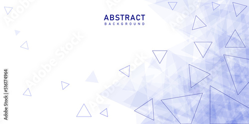 Professional blue triangle abstract vector background 