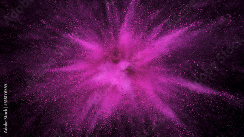 Freeze motion shot of color...