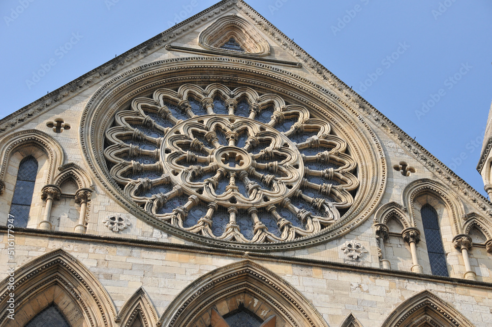 The exterior of York Cathedral in England