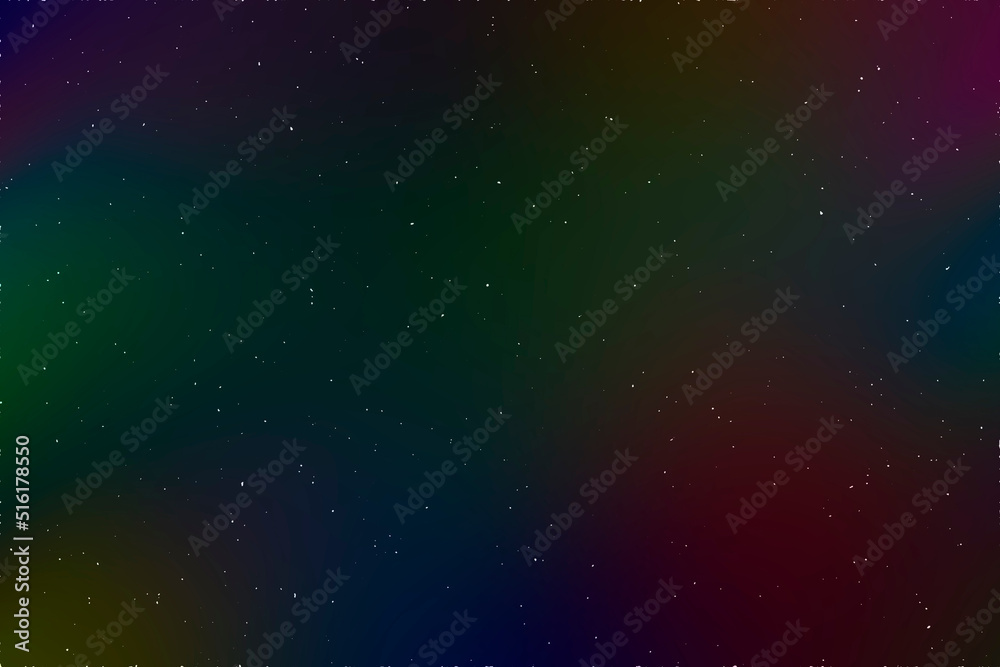 Space. Colorful bright galaxy and starry sky.