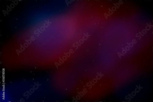 Space. Colorful bright galaxy and starry sky.