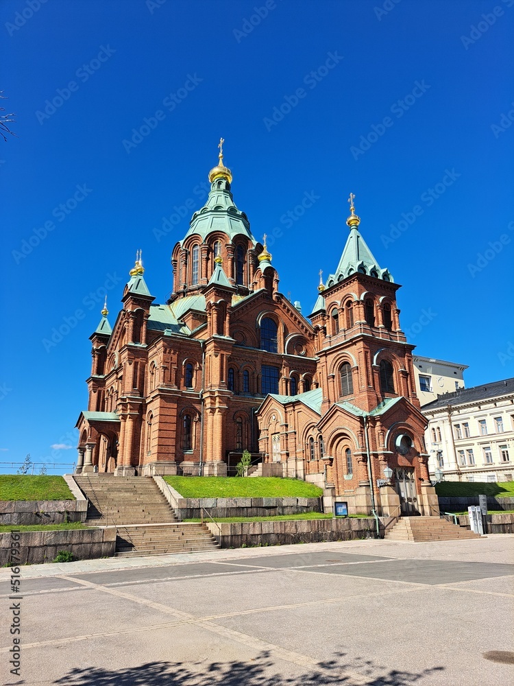 Uspenskin Cathedral in Helsinki, Finland