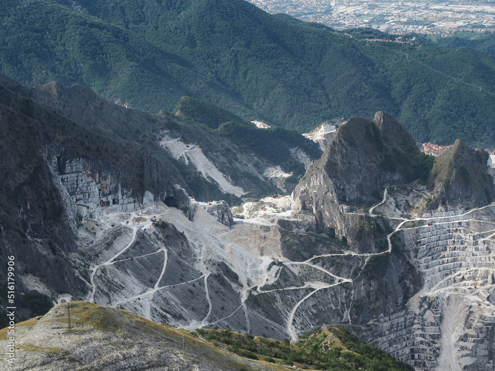 Italian marble quarry Stock Photo | Adobe Stock