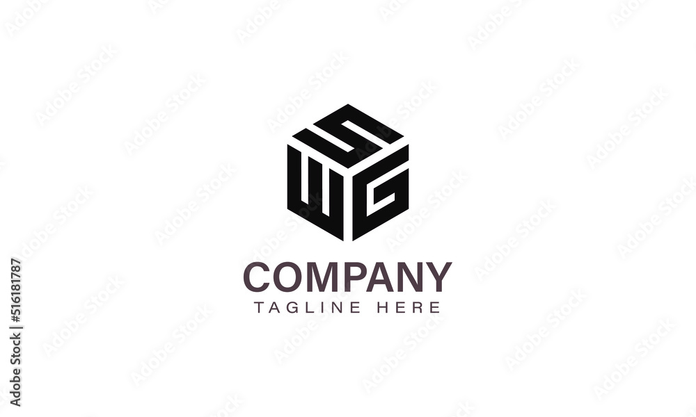 Letter SWG Logo, Three Letter Logo, Alphabet S W G Hexagon Shape Vector Icon Template Letter SWG Logo, Three Letter Logo, Alphabet S W G Hexagon Shape Vector Icon Template