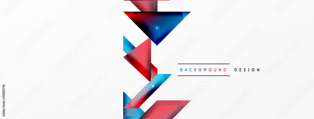 Dynamic 3d geometric abstract background. Triangles and other simple forms composition. Vector Illustration For Wallpaper, Banner, Background, Card, Book Illustration, landing page Dynamic 3d geometric abstract background. Triangles and other simple forms composition. Vector Illustration For Wallpaper, Banner, Background, Card, Book Illustration, landing page