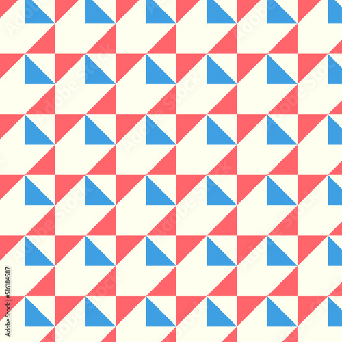 Geometric pattern with beautiful color combination. Seamless pattern, background