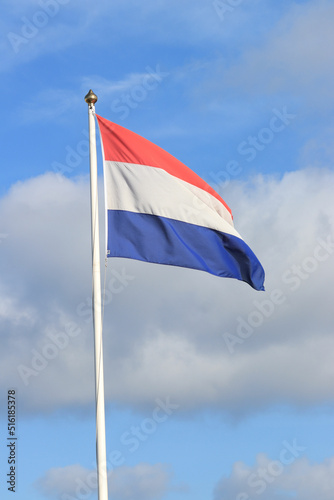 Dutch Flag in red, white and blue