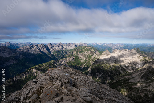 Panorama view from the top of "Hochvogel" 4