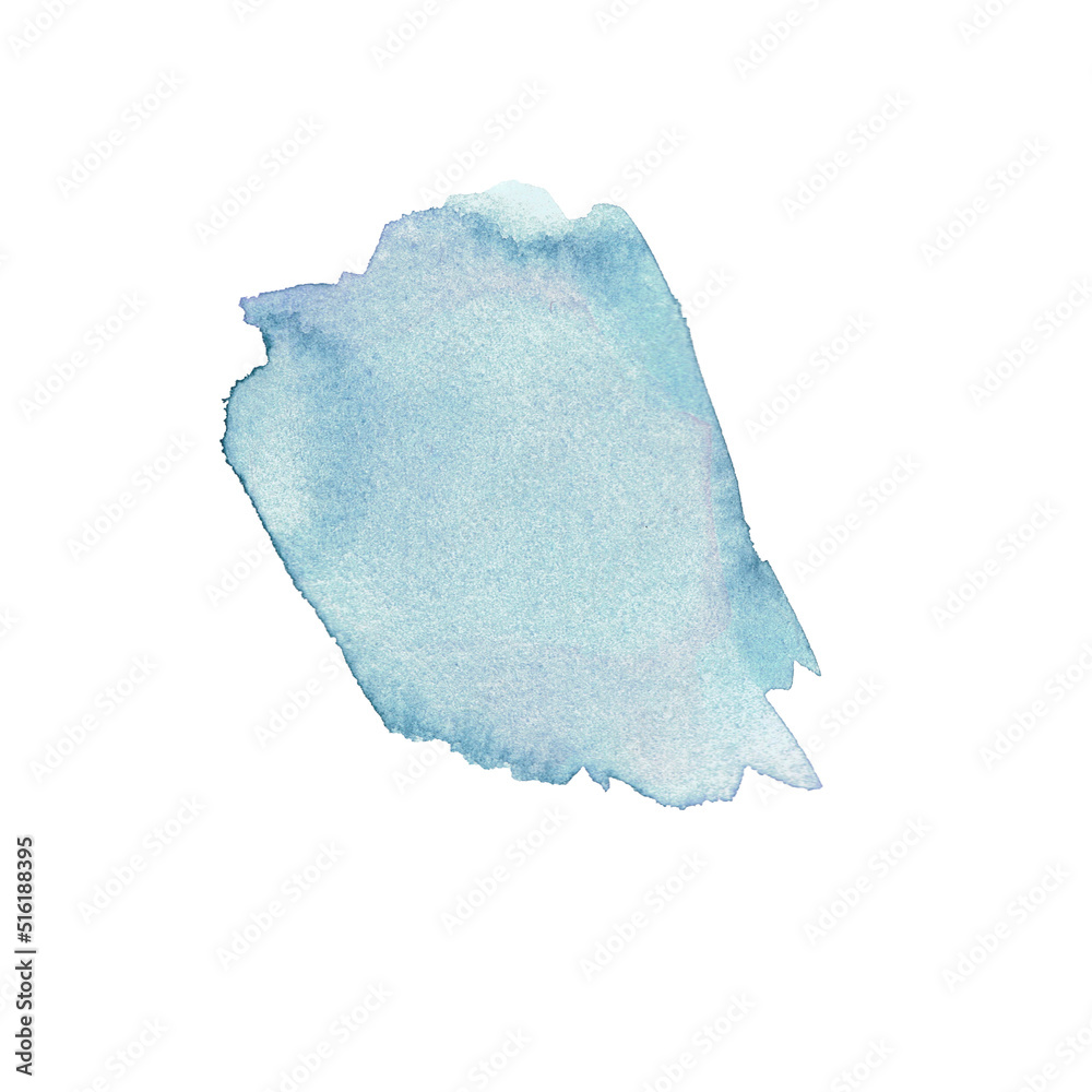 blue torn paper isolated