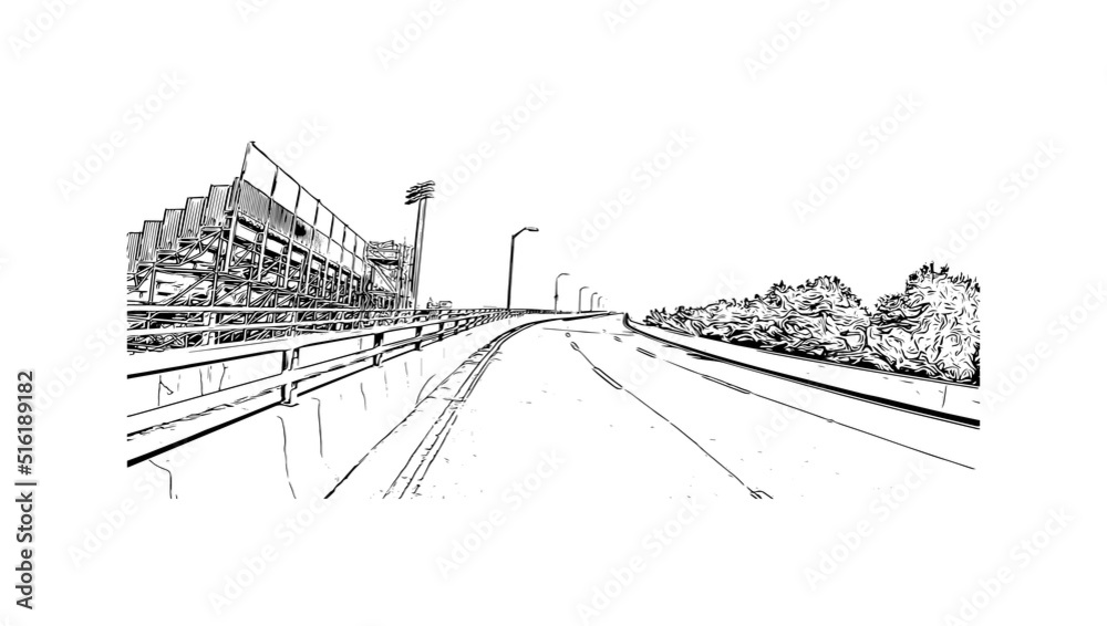 Building view with landmark of Nassau is the
capital in Bahamas. Hand drawn sketch illustration in vector. Building view with landmark of Nassau is the
capital in Bahamas. Hand drawn sketch illustration in vector.