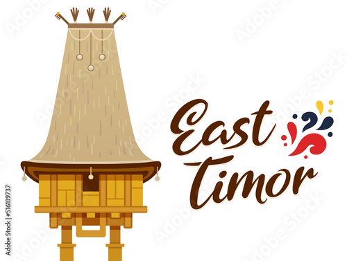 Uma Lulik sacred spirit house in East Timor