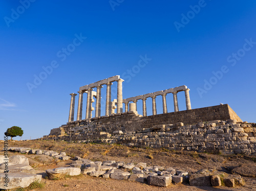 Ancient Temple of Poseidon at Sounio