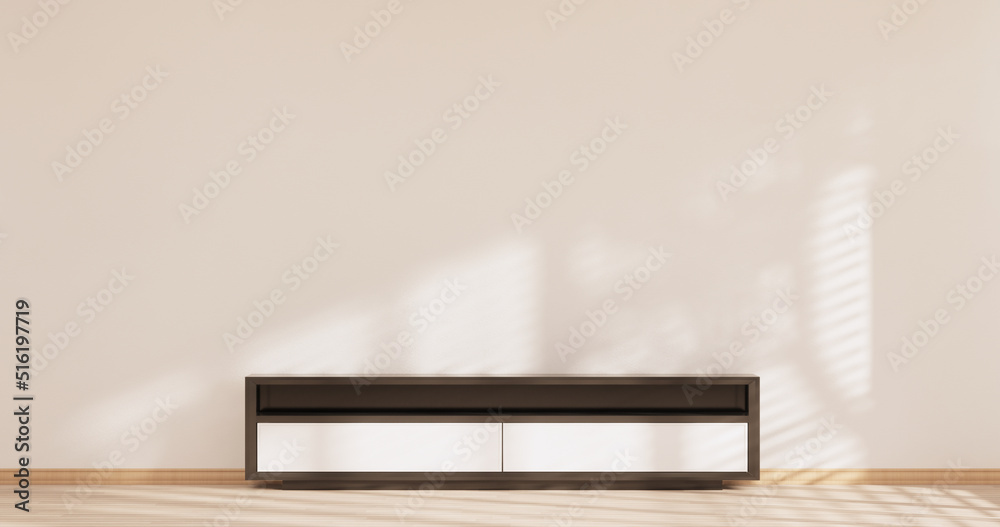 Japan room Minimal cabinet for tv interior wall mockup,3d rendering Japan room Minimal cabinet for tv interior wall mockup,3d rendering
