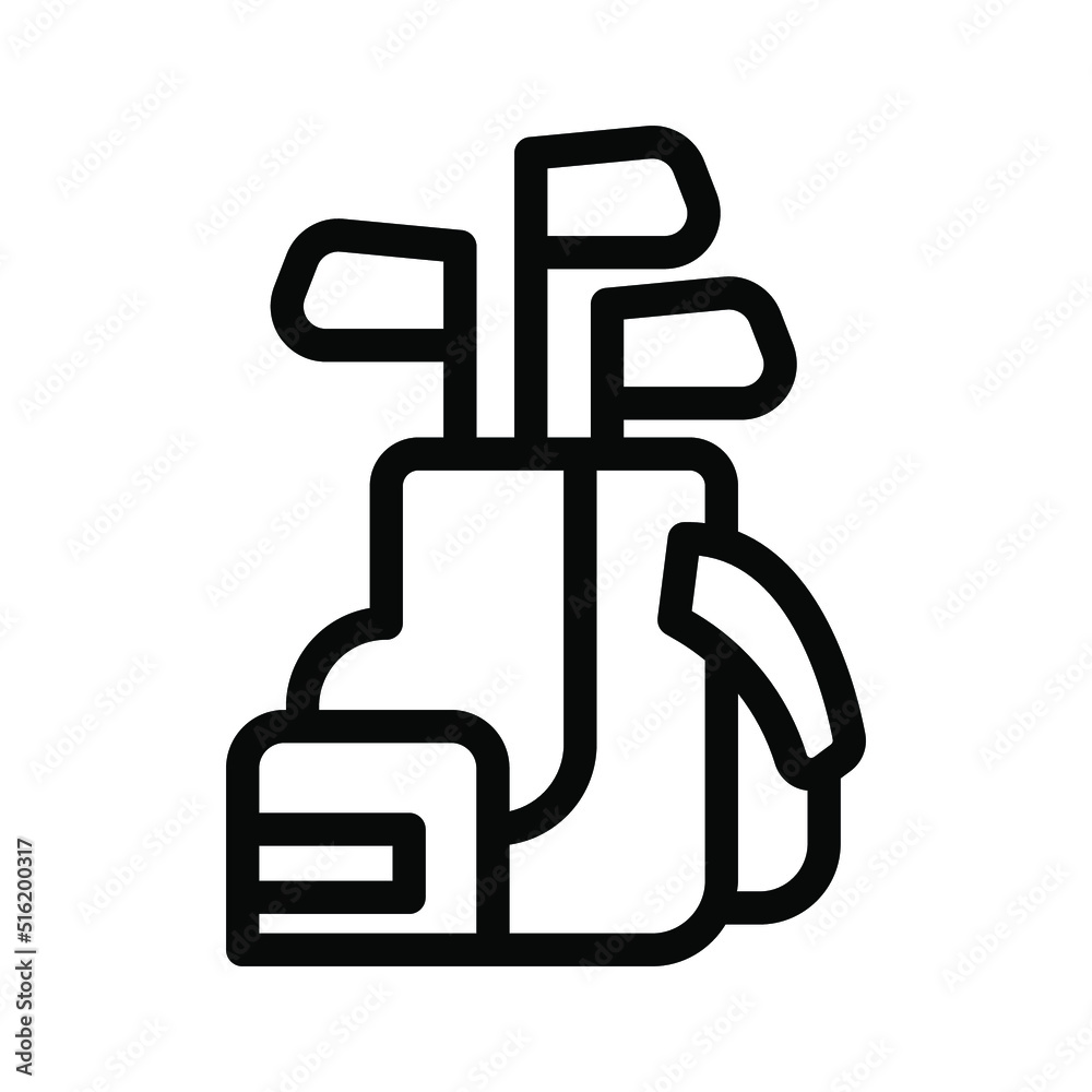 golf line icon illustration vector graphic golf line icon illustration vector graphic