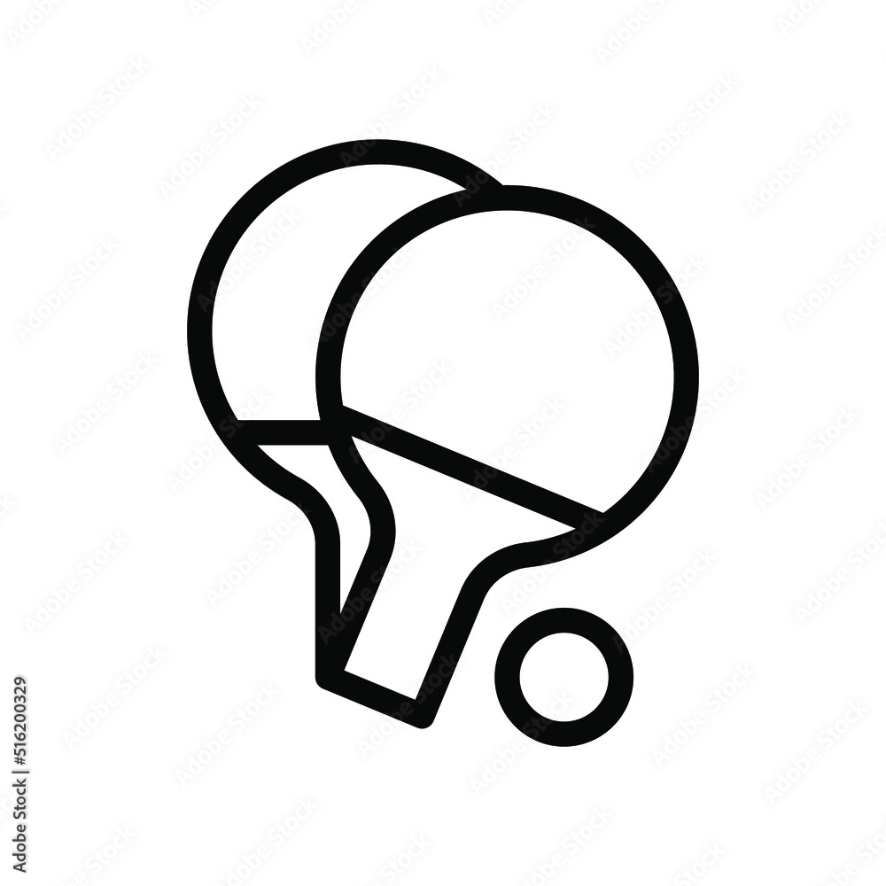 ping pong line icon illustration vector graphic ping pong line icon illustration vector graphic
