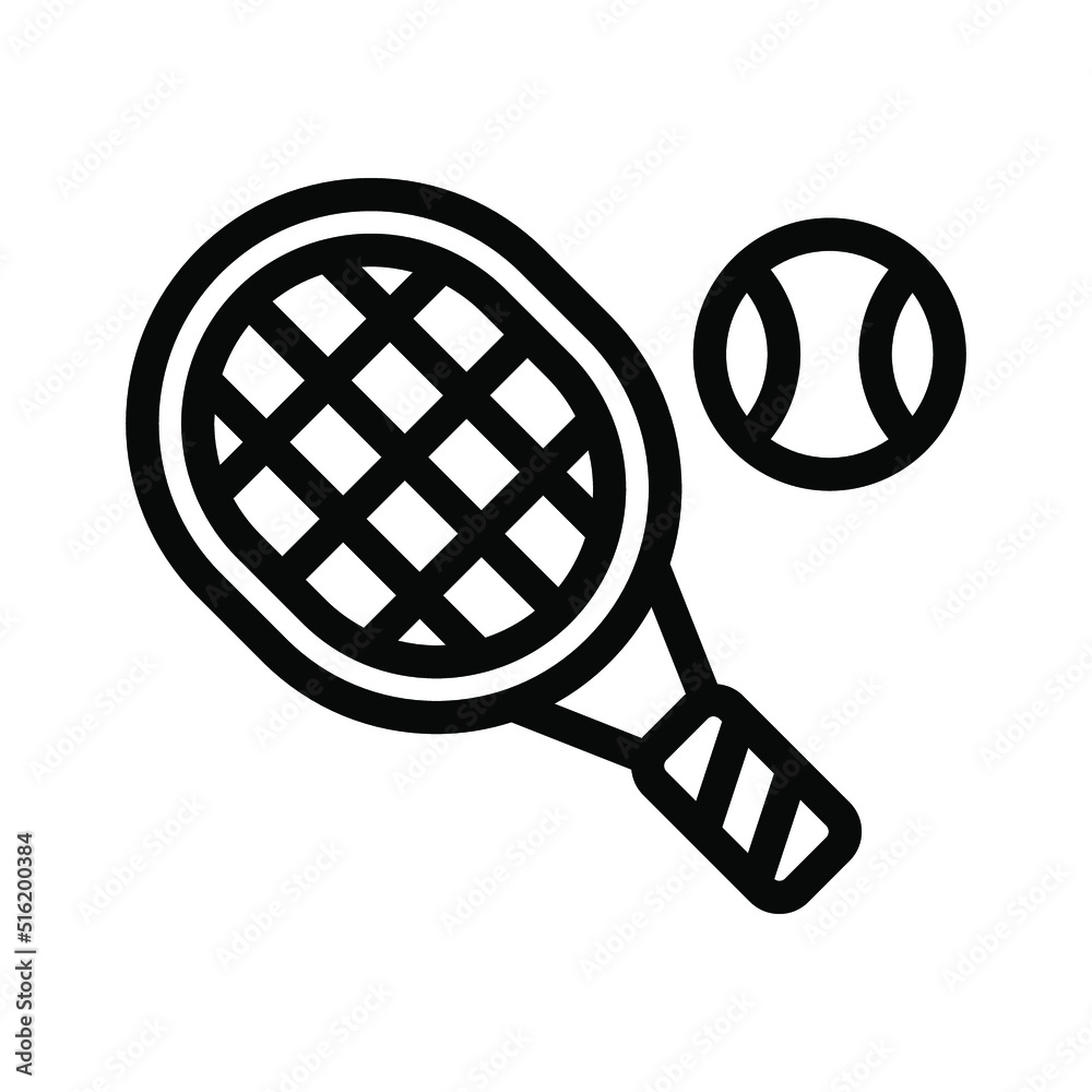 tennis line icon illustration vector graphic tennis line icon illustration vector graphic