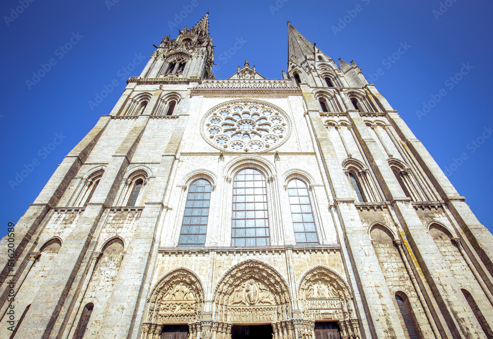 Cathedral of Our Lady of Chartres , France, exteriors