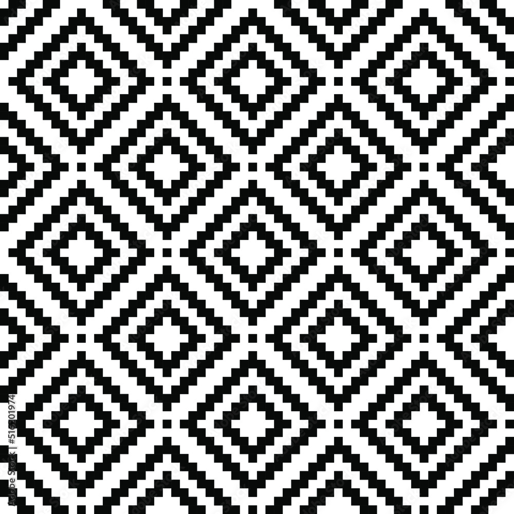 Seamless pattern in geometric ornamental style. Neutral Print for mosaic, packaging, interior, fabric, cover