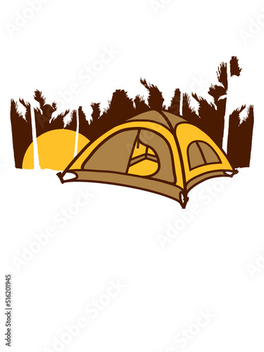 Palmen Camping Zelt Urlaub 