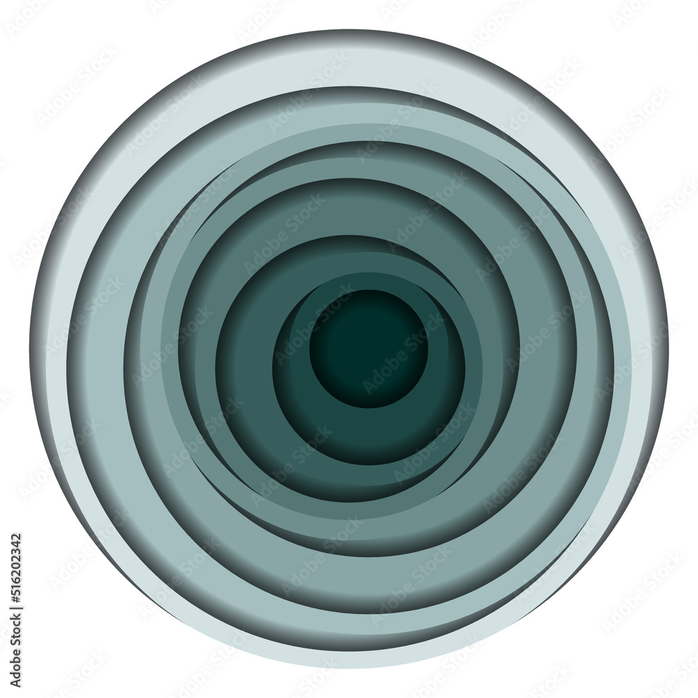 3d Papercut circle, water vortex, origami whirlpool. Paper geometric round shape, layers for cut. Abstract vector illustration 3d Papercut circle, water vortex, origami whirlpool. Paper geometric round shape, layers for cut. Abstract vector illustration