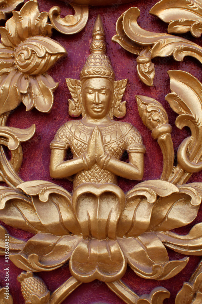 Fototapeta premium Sculpture detail - Silver Pagoda