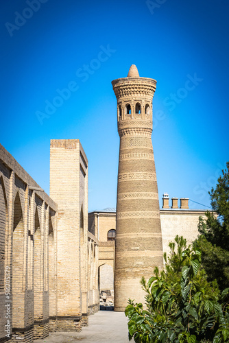 minaret, Buchara, Buxoro, Bukhara, Uzbekistan, silk road, central asia