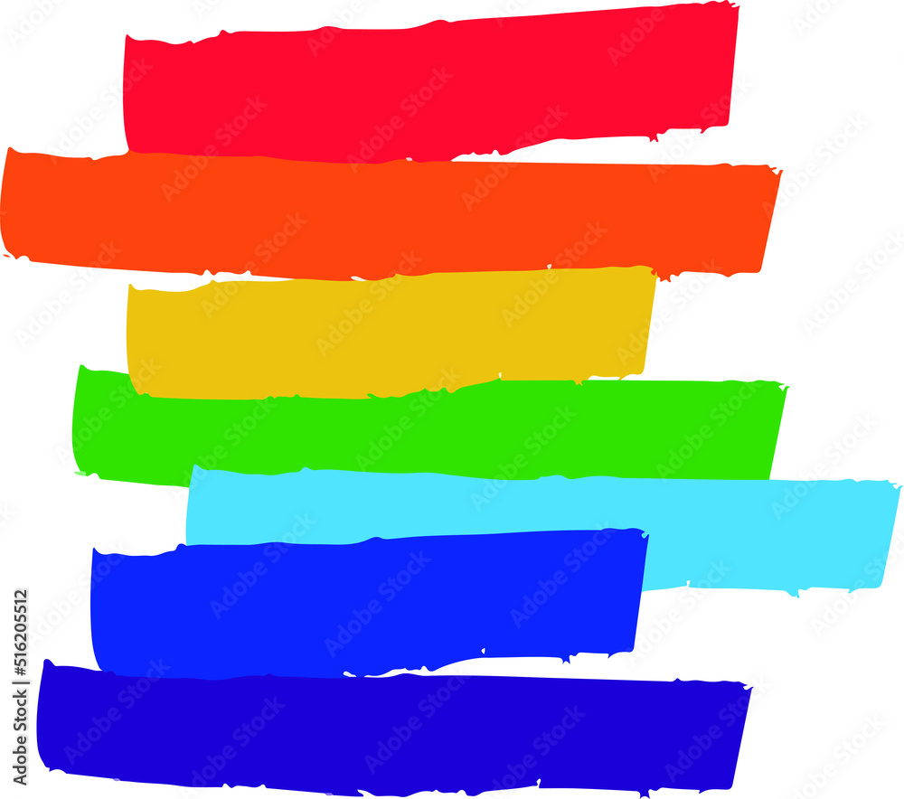 the pride flag on white background, LGBT concept Stock Vector | Adobe Stock