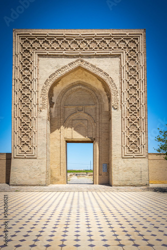 caravanserai, uzbekistan, central asia, roadside hotel, ruin