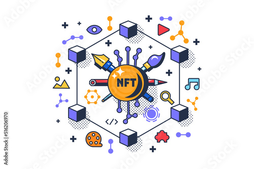 Decentralize nft crypto for purchasing vector