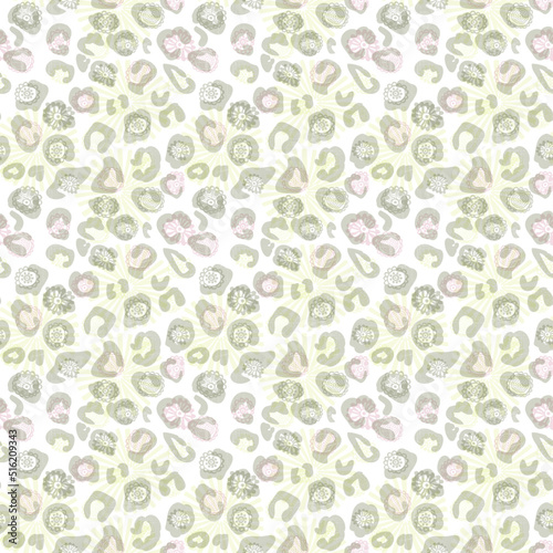PSYCHDELIC ABSTRACT ANIMAL SEAMLESS PATTERN