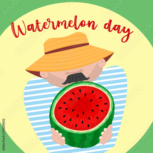 Watermelon Day from a charismatic seller