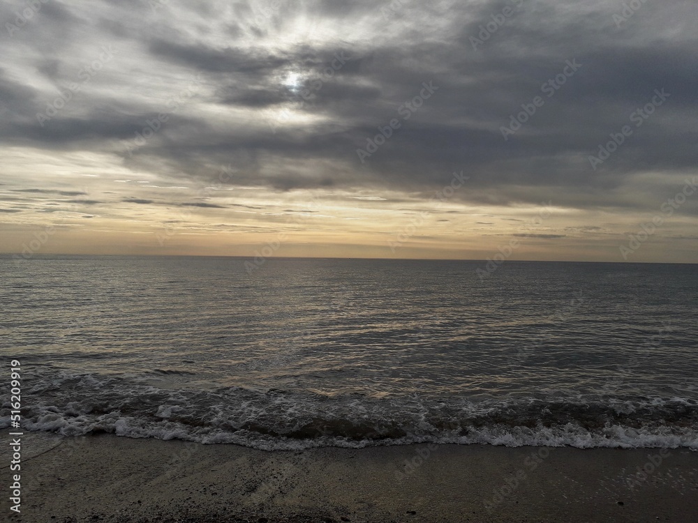 Atardecer en la playa Atardecer en la playa