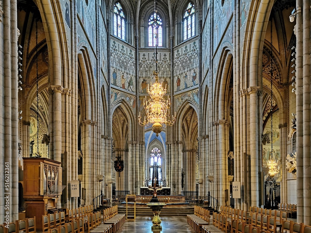 interior of Uppsala Cathedral