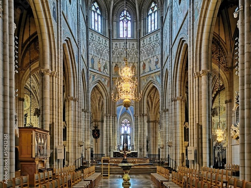 interior of Uppsala Cathedral