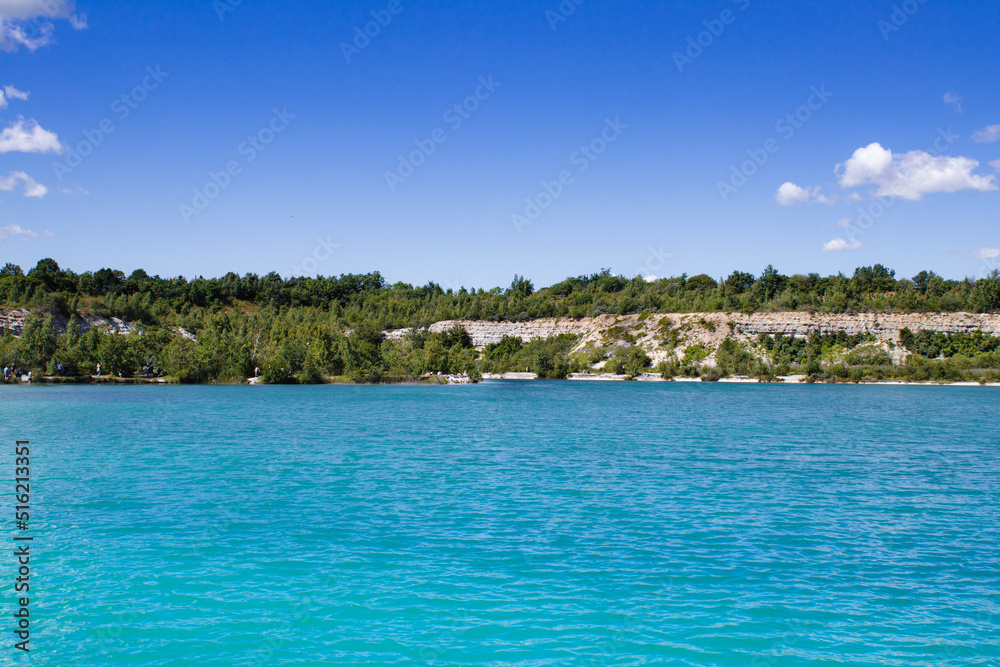 Karlstrup kalkgrav lake a chalk pit in Denmark Karlstrup kalkgrav lake a chalk pit in Denmark