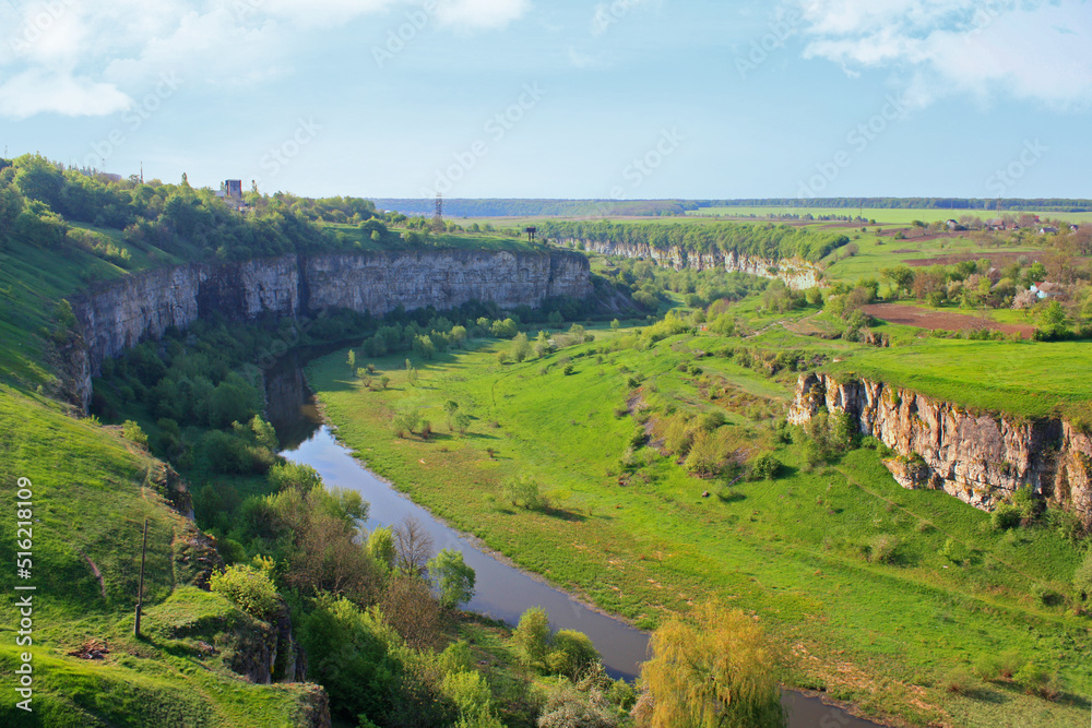 River in Kamenetz-Podolsky, Ukraine