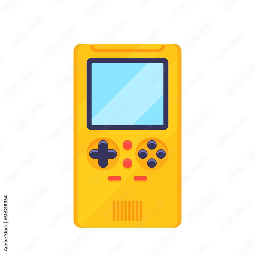 Gamepad Controller Isolated Icon. Gaming Joystick With Buttons For Cyberspace Games. Electronic Entertainment Device Gamepad Controller Isolated Icon. Gaming Joystick With Buttons For Cyberspace Games. Electronic Entertainment Device