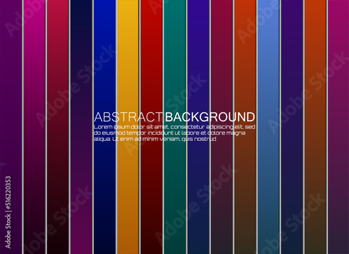 Abstract geometric premium vertical line with shadow, bright background with dynamic shadow. Vector illustration