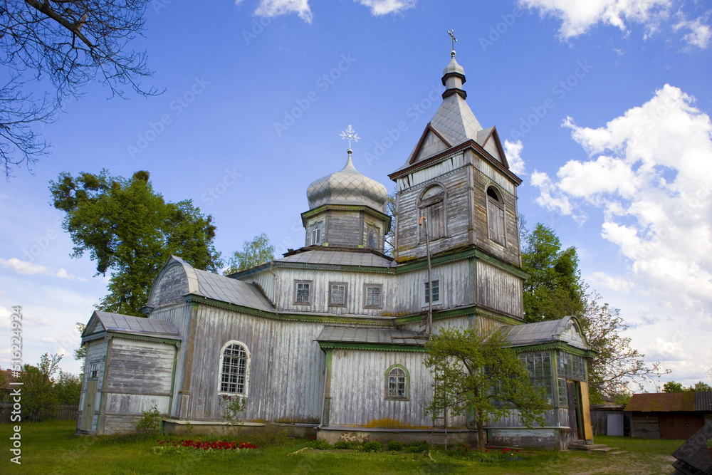 Wooden Church of Cosmas and Damian in the village of Kolentsy, Kyiv Oblast, Ukraine	