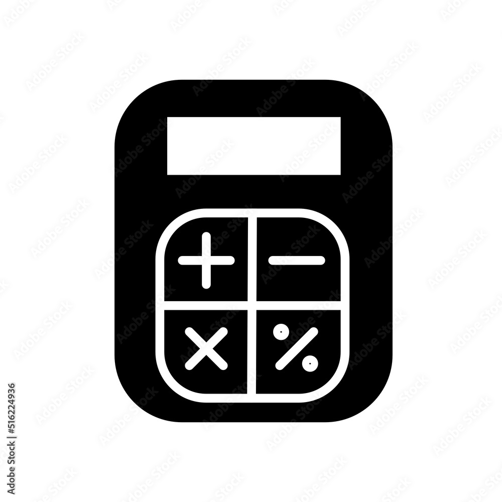 Calculator icon vector Calculator icon vector