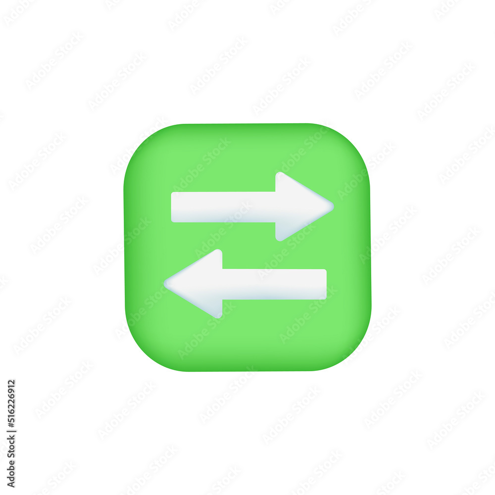 Reload icon vector. Recycle Icon square symbol vector illustration. Resend 3D symbol UI interface. Recurrence, renewal refresh. 3D render vector. Exchange, change icon, transfer, sync, migration data Reload icon vector. Recycle Icon square symbol vector illustration. Resend 3D symbol UI interface. Recurrence, renewal refresh. 3D render vector. Exchange, change icon, transfer, sync, migration data