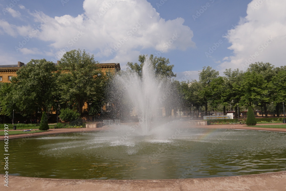 Brunnen in einem Park