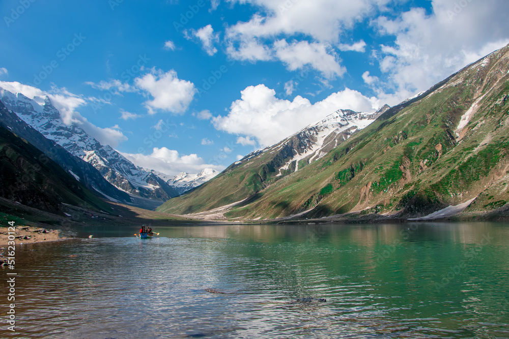 Fototapeta premium Saif ul Malook Lake Kaghan Valley KPK, Pakistan