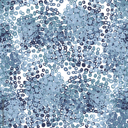 Fantasy messy freehand doodle geometric shapes seamless pattern.  Infinity ditsy scribble abstract card, layout. Creative background. Textile, fabric, wrapping paper.