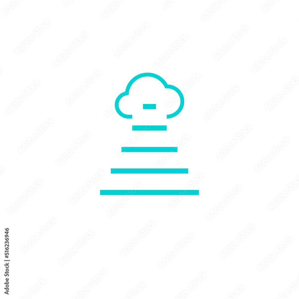 Stairway to Heaven, Tower of Babel sign idea. Flat vector illustration isolated on white background. Stairway to Heaven, Tower of Babel sign idea. Flat vector illustration isolated on white background.