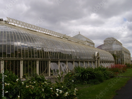 Glashäuser und Dublin, botanischer Garten