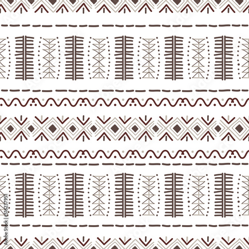 Navajo seamless pattern. Ikat background with traditional design texture background design vector. Aztec abstract geometric print. Ethnic hipster border backdrop